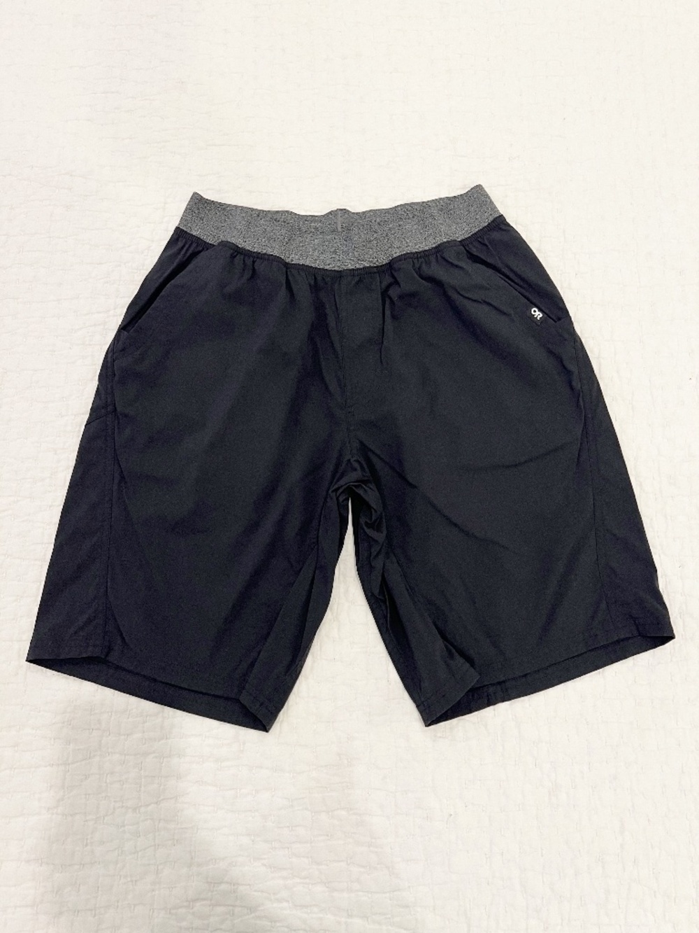 Outdoor Research Zendo Shorts Mens Medium Black Hiking Climbing UPF Quick Dry
